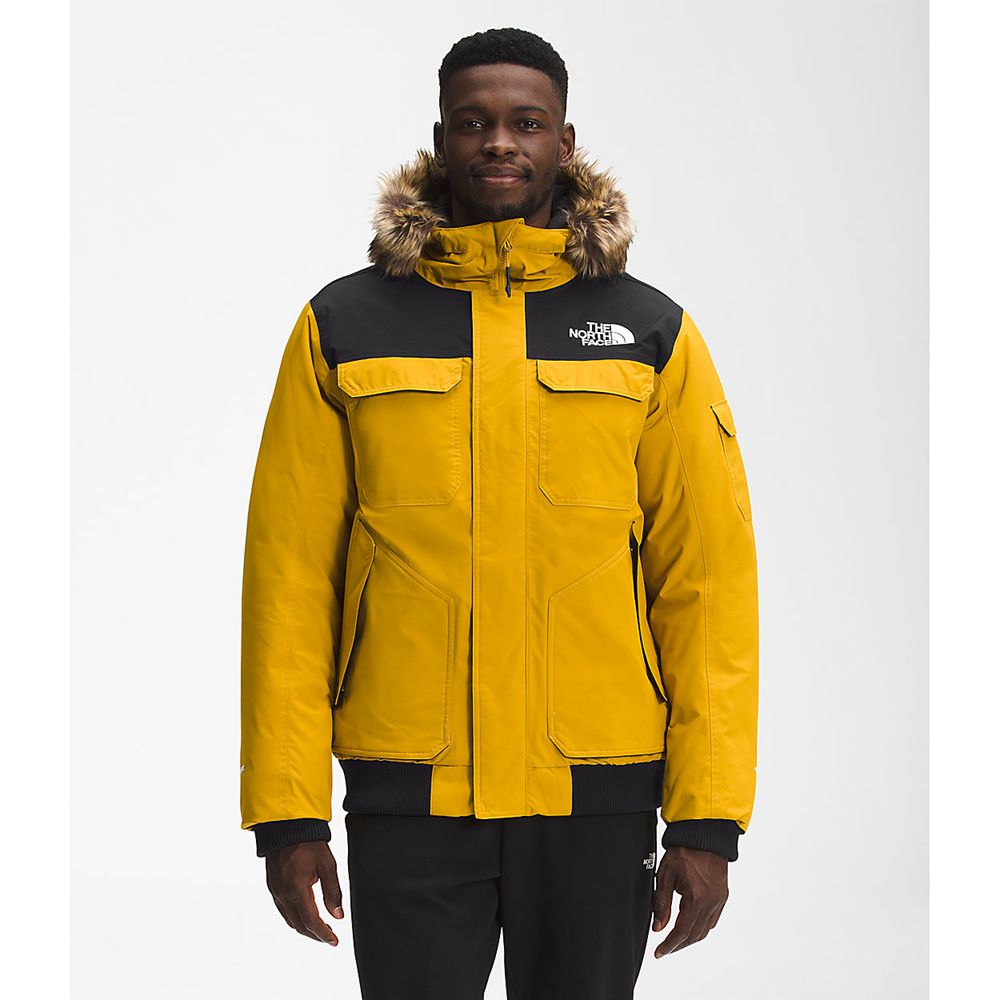 The North Face Winter Jacket Mens Australia - The North Face Gotham Iii Yellow (YLP-284567)